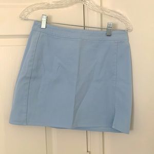 Baby Blue Paxton Mini Skirt from Vici Collection